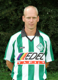 Match winnaar Andre de Boer hij bezorgde Genemuiden de overwinning door de 2-1 te maken.